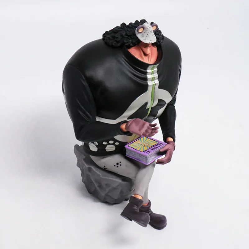 One Piece Stylist Photographer Big Bear Shichibukai  Sitting Posture Bartholemew·Kuma Handmade Wholesale Anime Figure