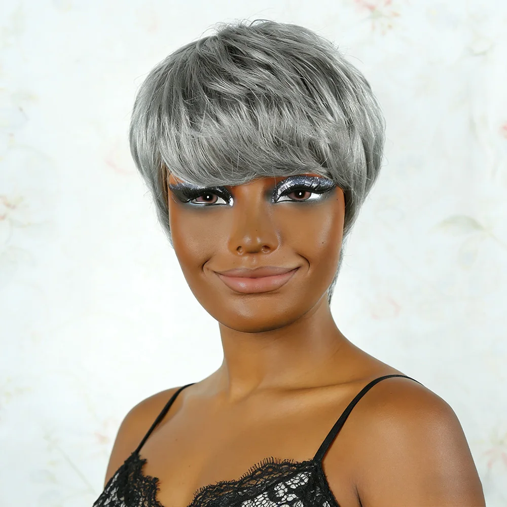 4 Inch Pixie Cut Wi…