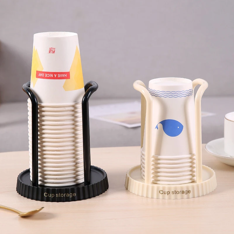 

Household Disposable Paper Cup Holder, Desktop Paper Cup Storage Rack, Suitable For Living Room, Dining Room And Other Cup Taker