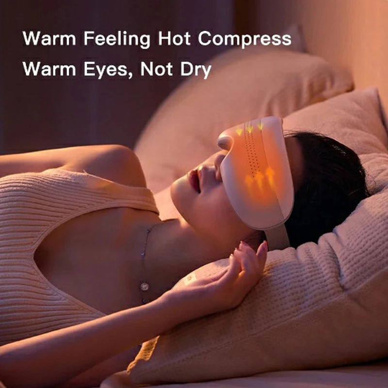 Oog Massager Intelligente Constante Temperatuur Warm Kompres, Vibratie Fototherapie, Acupoint Massage, Draadloos Draagbaar Ontwerp