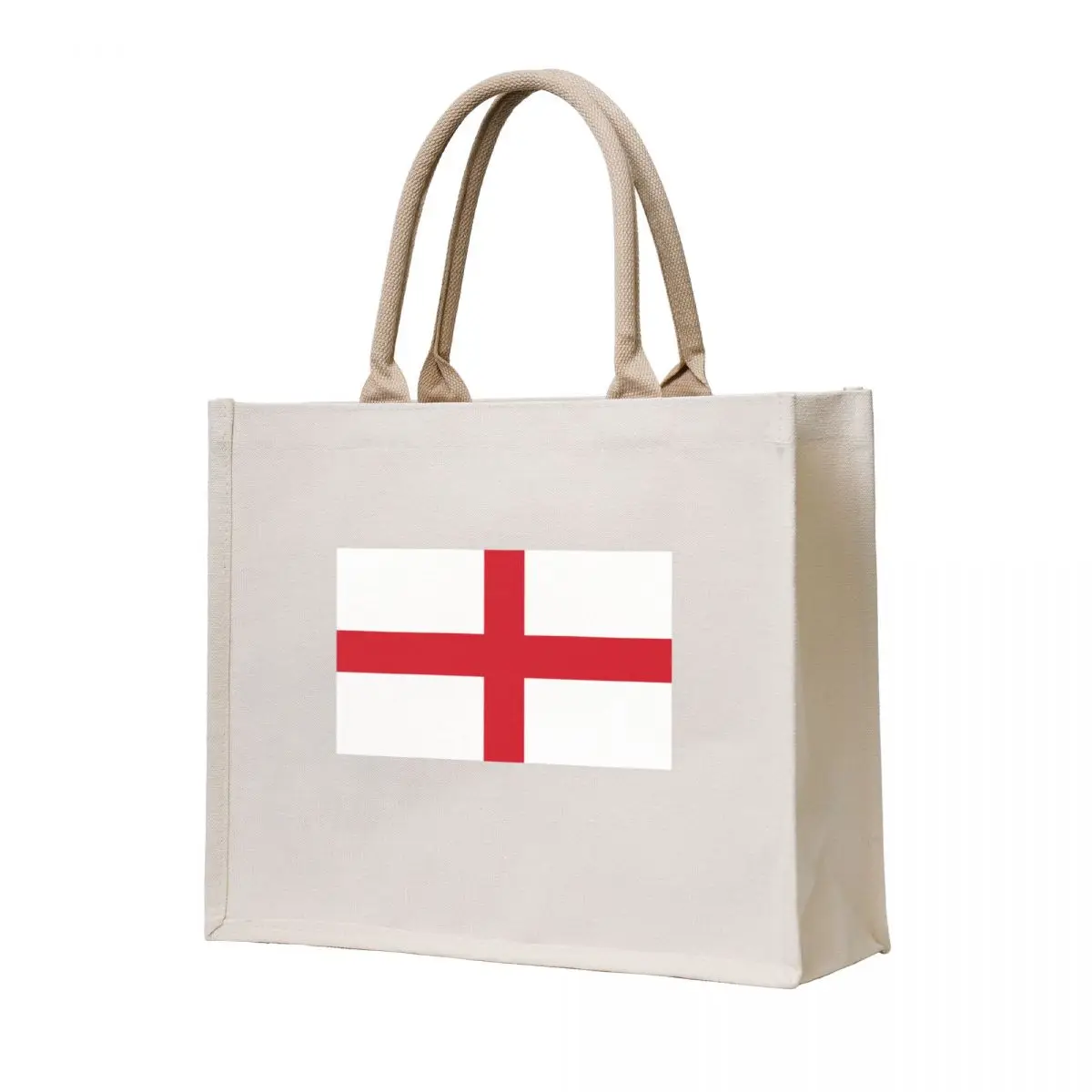 

Flag of England (St. George's Cross) Tote Bag custom fabric bag tote bag bags for women Portable shopping
