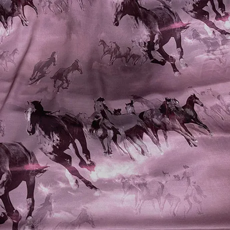 

Horse Pentium cotton satin material mulberry silk clothing dress soft skin-friendly silky