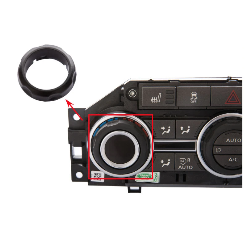 For Range Rover Sport  Discovery 4Replace The Knob Ring of The Central Control Knob Switch on The Air Conditioning Panel