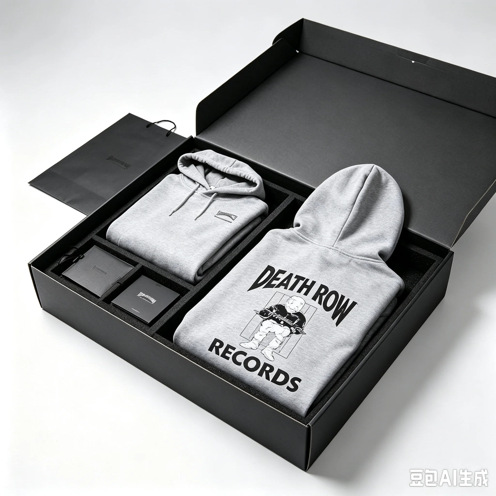 Death Row Records Hoodies Frühling Herbst Fleece Hoodie Pullover Mode Herren Damen Lose Kapuzenpullover Hip Hop Streetwear Top – Detail 10