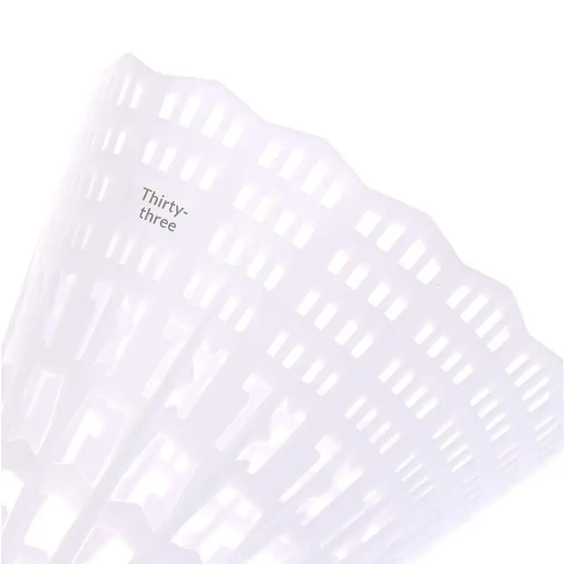 

【ST】Plastic Badminton Shuttlecock Nylon Practice Birdie Durable 6 Pcs Set with Tube for Indoor Playground and Beginner Use