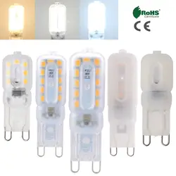 Mini LED Lamp G9 Dimmable 3W 5W 7W 14LEDs 22LEDs Lampada 110V 220V High Bright SMD 2835 Bombillas LED Bulb Replace 45W Halogen