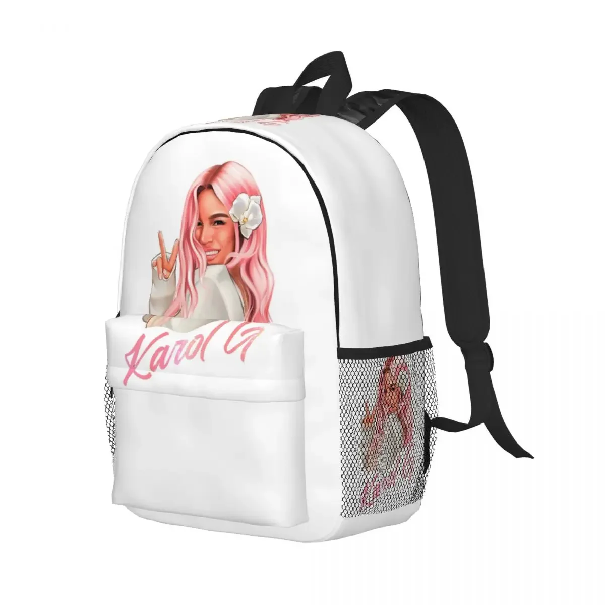 

Manana Sera Bonito Karol G Backpack Student Boys Girls BookBag Children School Bag Computer Shoulder Bags for Men Women