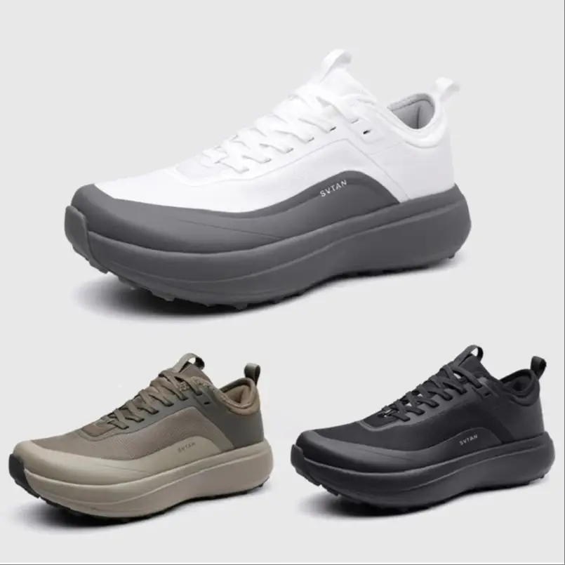 

Классические мужские повседневные кроссовки из дышащей микрофибры, противоскользящая офисная обувь для путешествий, прогулок и пешего туризма