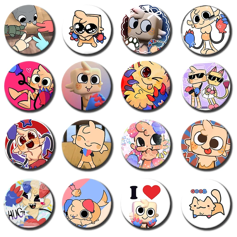 58mm 1PC Cartoon Game Character Goob Button Pin Badge Goob Brooch Creative Badge for Backpack Clothes Decoration Gift