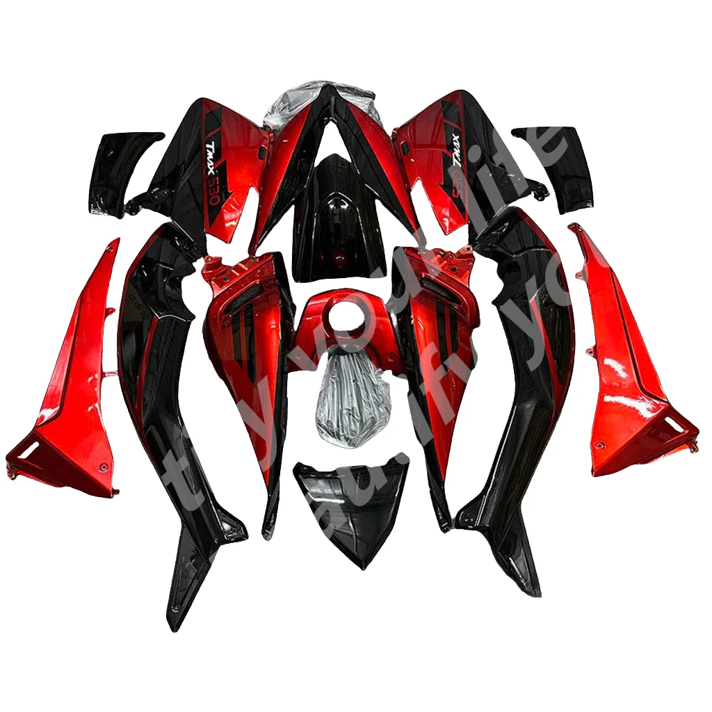 

Injection Mold New ABS Whole Fairings Kit Fit for YAMAHA Tmax 530 2012 2013 2014 12 13 14 Bodywork Set Custom red black