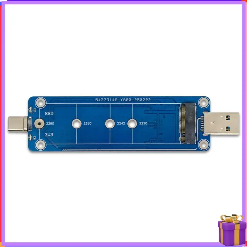 Advanced M2 SSD Adapter Nvme Enclosure M.2 To USB3.2 Case For NVME PCIE M Key SSD NVME To USB3.0/TYPE-C Converter