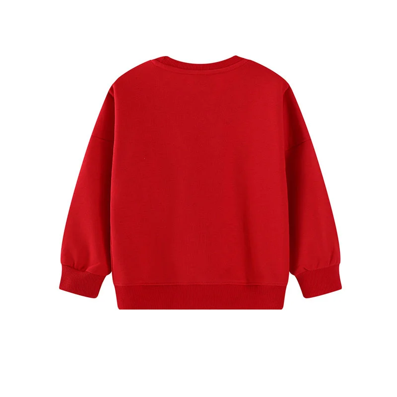 القفز متر 2-7T شجرة عيد الميلاد الفتيات بلوزات ملابس طويلة الأكمام الطفل مقنعين قمصان رياضية الخريف الربيع البلوز قمصان #2