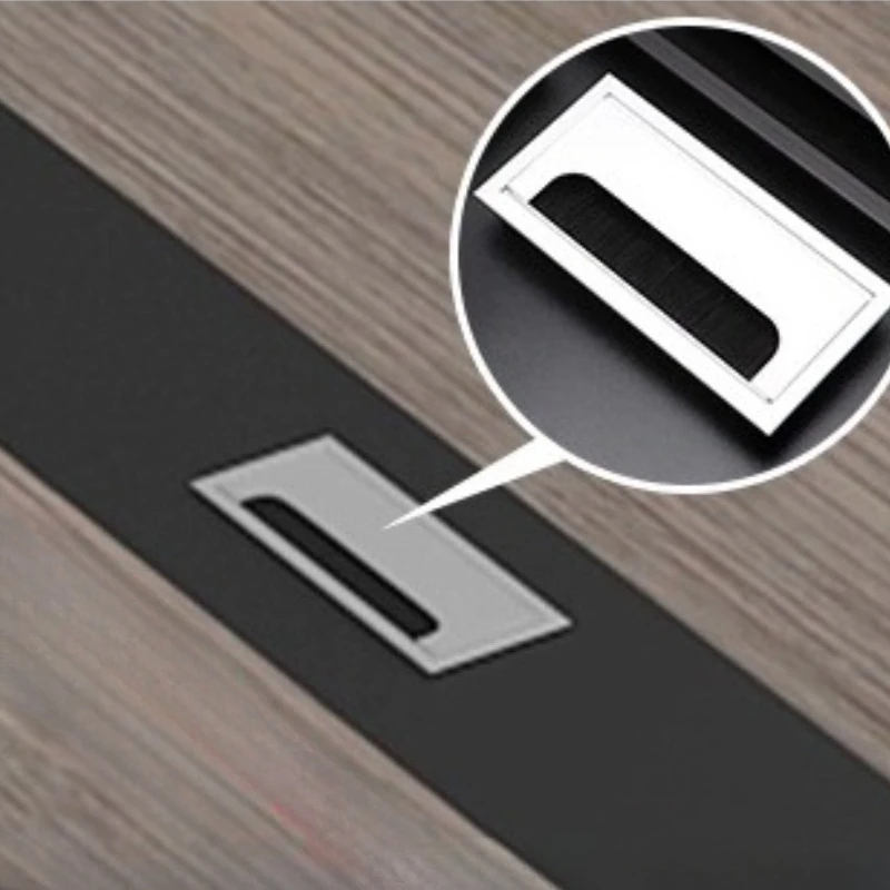 طاولة مؤتمرات طويلة بسيطة، مكتب، غرفة اجتماعات حديثة وبسيطة، طاولة خشبية كبيرة، أثاث تنفيذي تافولو لكل ريونوني #5