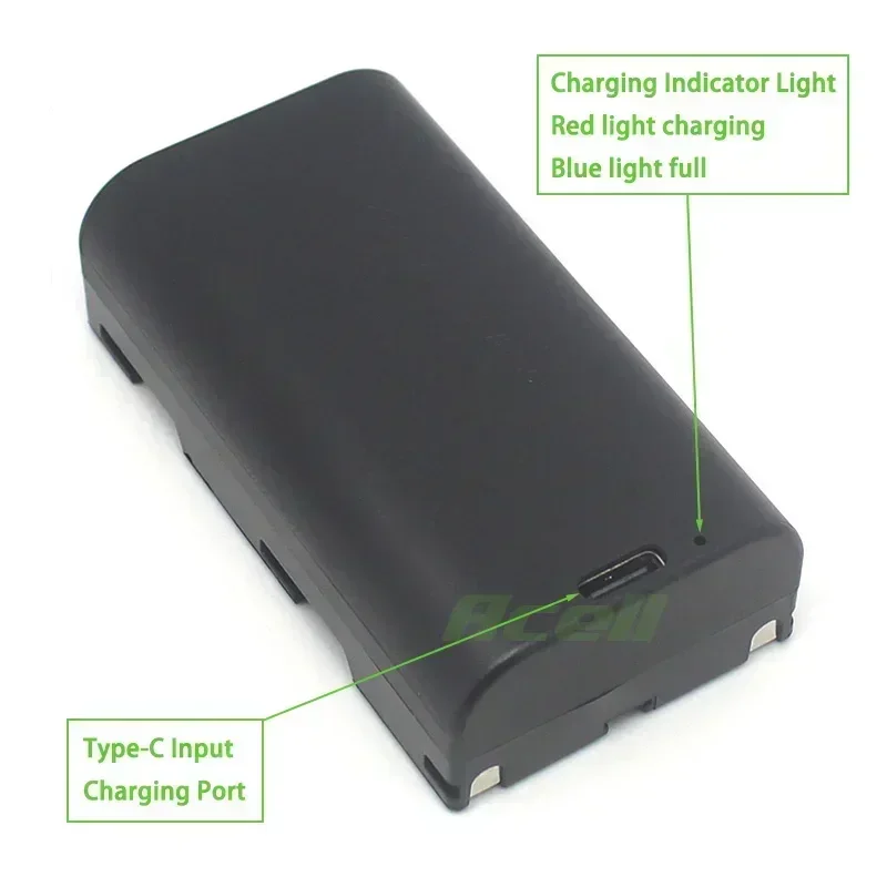 YM-05 Replace 7.4V 2600mAh Battery for DOVOH L5-120G K3-360G K4-360G H3-360G P3-360G P4-360G KF3-360G KF3-FC01 Laser Level