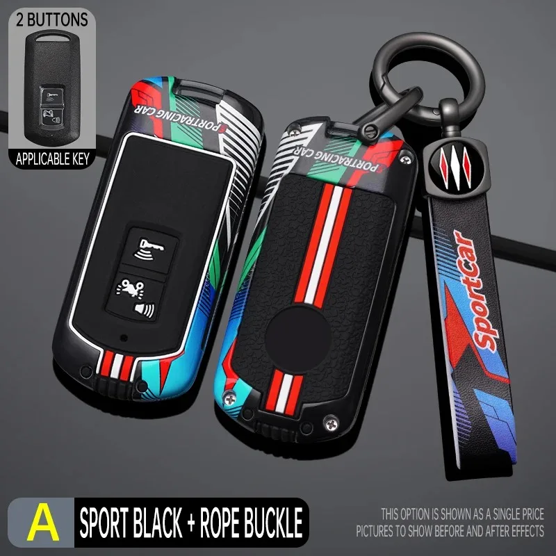 Metal +silicone Car key case cover shell For Honda motorcycle VARIO PCX160 PCX150 XADV750 VISION SH350 SH300 2Button Accessories