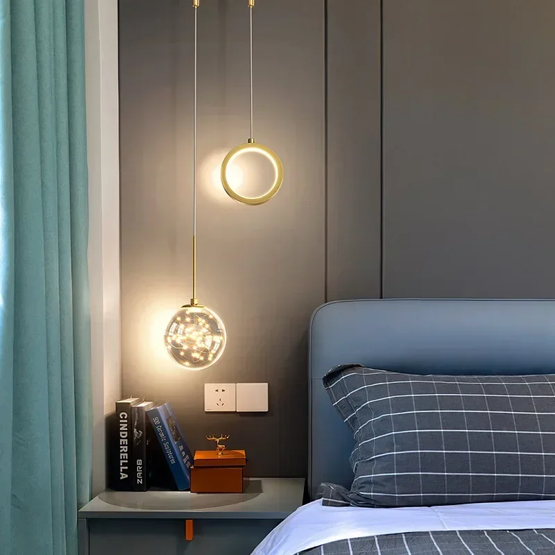 Creative Luxury Modern Starry Sky Pendant Lamp Living Room Background Bedroom Bedside Minimalist Chandelier Home Decor Lighting
