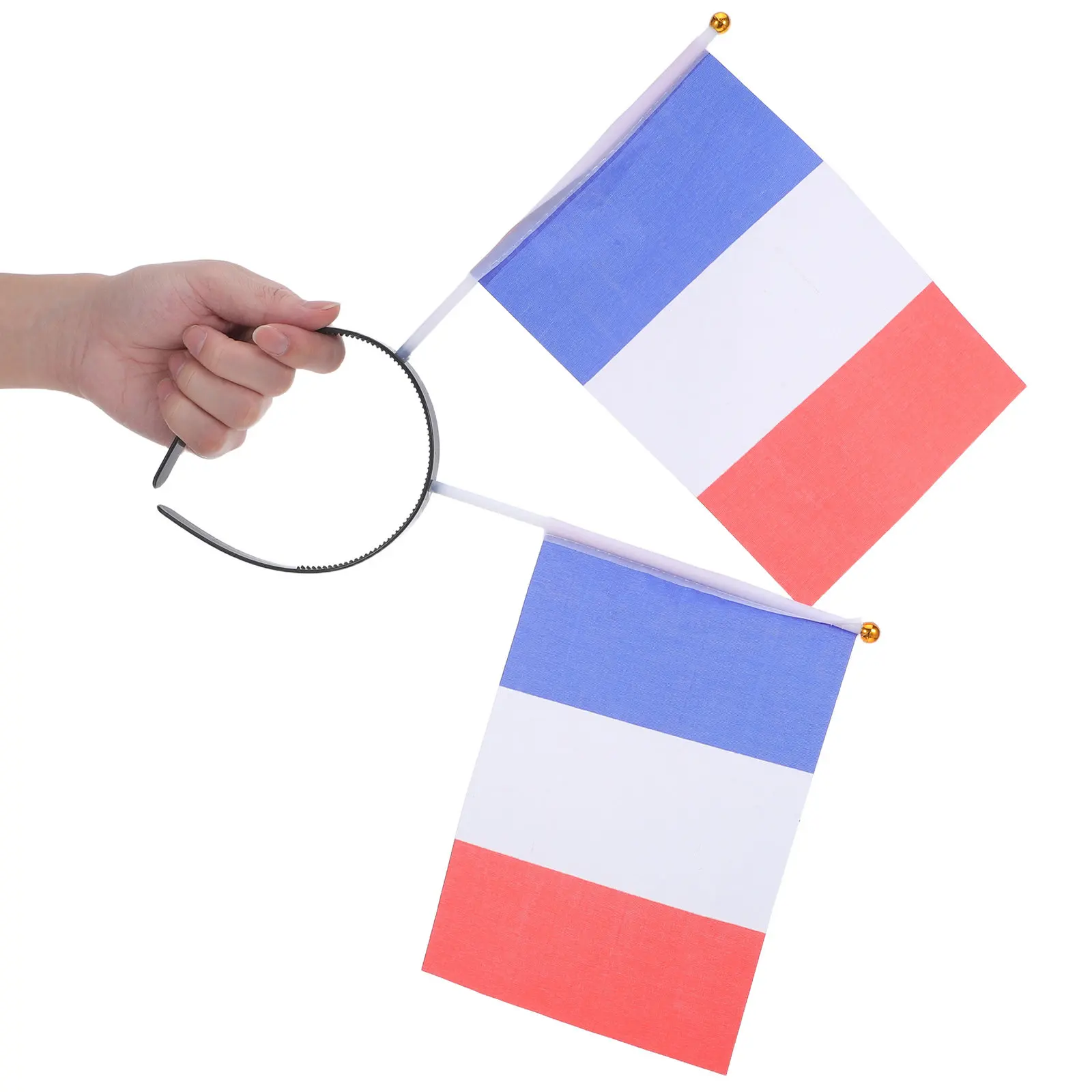 

Набор из 4 повязок на голову с флагом Франции для болельщиков: патриотические аксессуары для волос, обручи для волос, спортивные принадлежности для фанатов, украшения для футбольных вечеринок