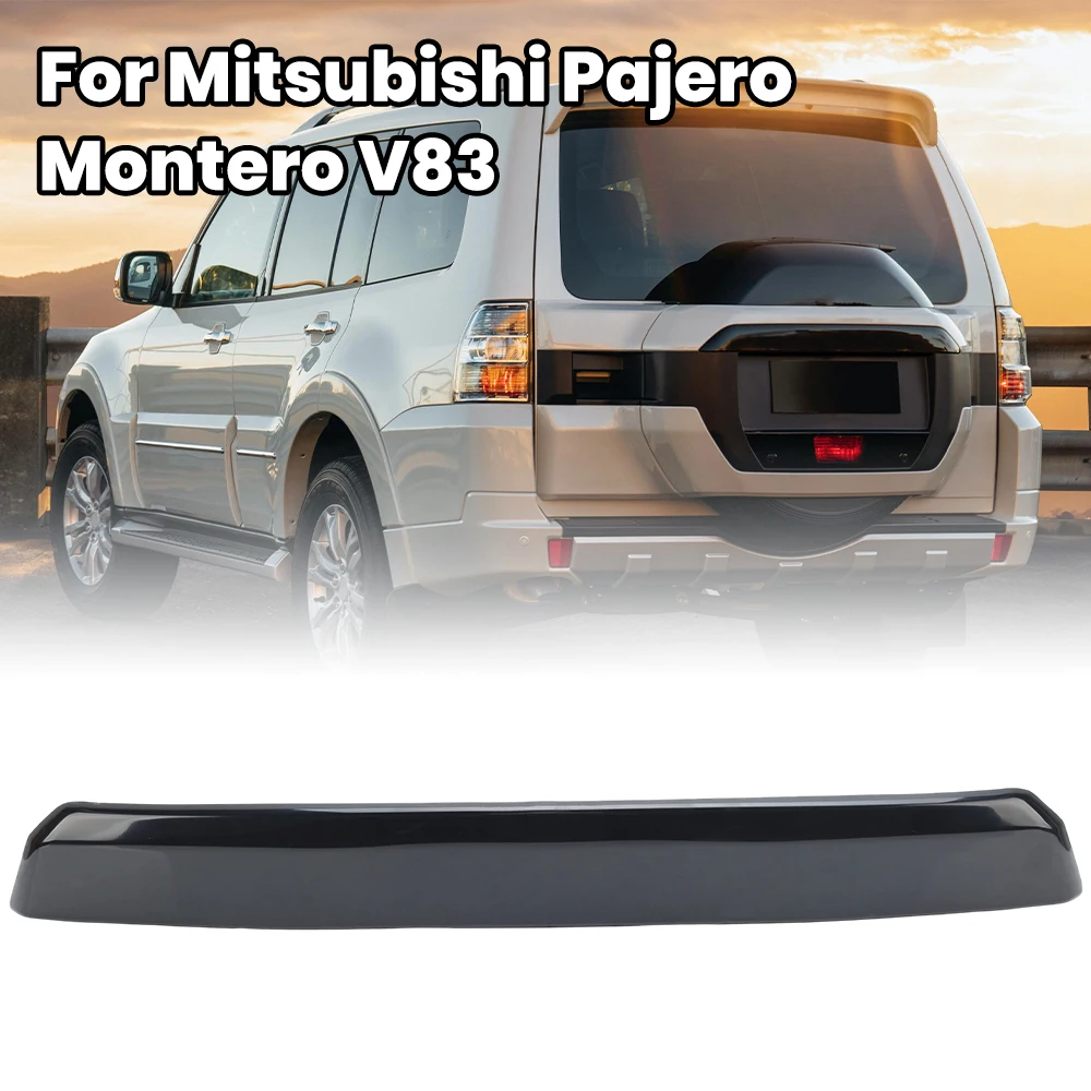 

Крышка запасного колеса для Pajero Montero V83 V83W 6430A106XA 6430A107XA, черная, с верхней панелью для номерного знака и декоративной накладкой на фонарь, аксессуары