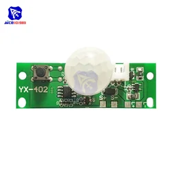 diymore 3.7V Human Body IR Sensor Module Solar Light Lamp Control Switch Module Infrared Motion Detector for Arduino