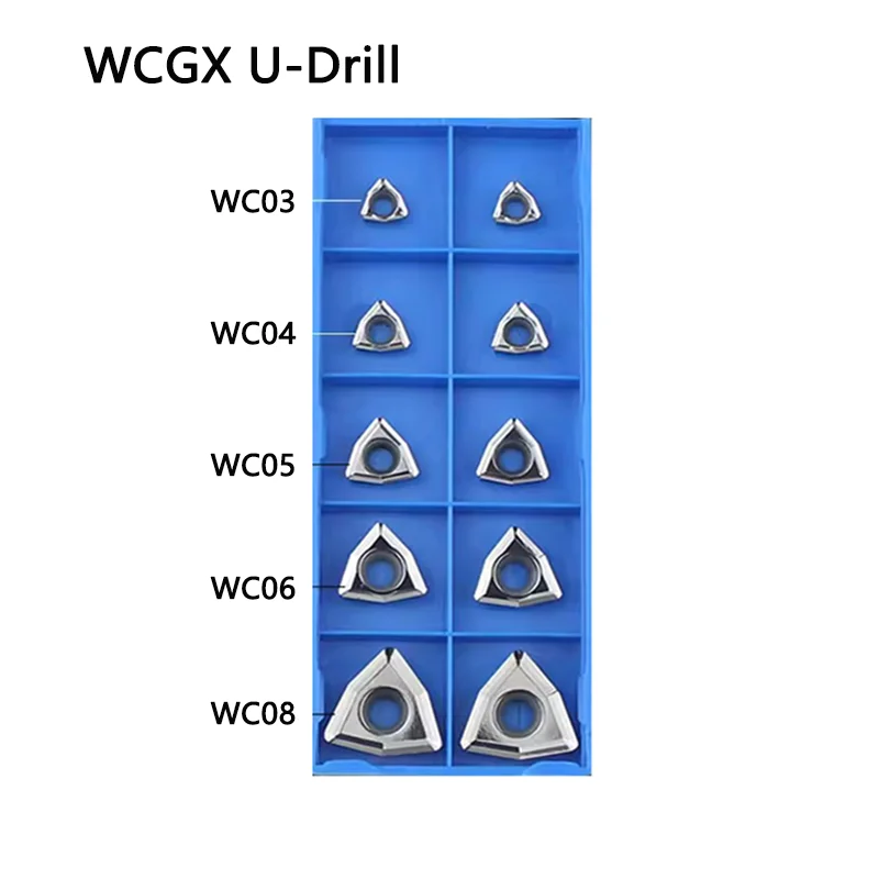 

Алюминиевые вставки WCGX030208/040208/06T308/080412 SPGT050204/060204/090408/140512 H01 Быстрое сверло Лезвие Токарный станок с ЧПУ Режущие инструменты