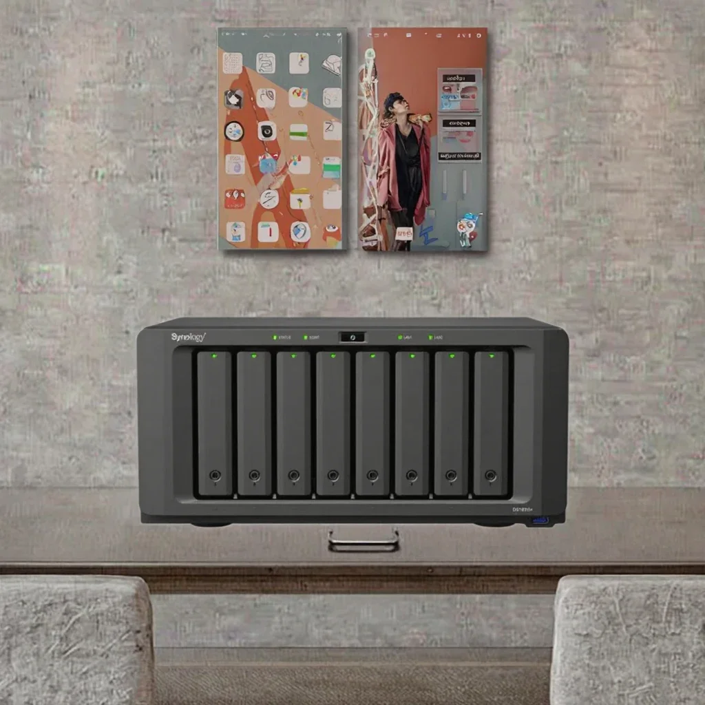 TLF 신형 DS1825+ 데이터 저장 시스템 미국 라이젠 V1500B 8베이 20TB NAS 서버 스토리지