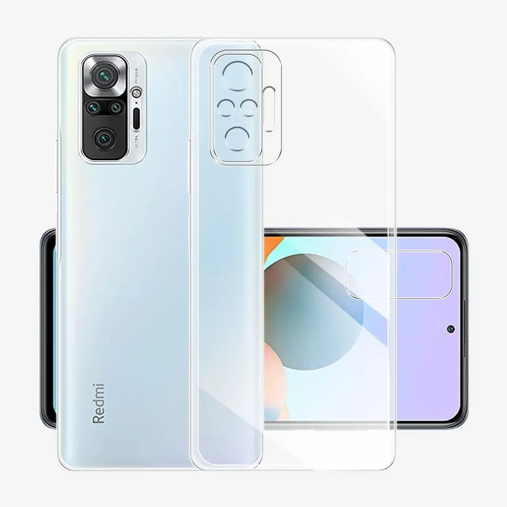 For Xiaomi Redmi Note 10 Pro Case Ultra Thin Silicone Soft Phone Case For Redmi Note10 Clear Cover Funda Redmi Note 10S 10T 5G