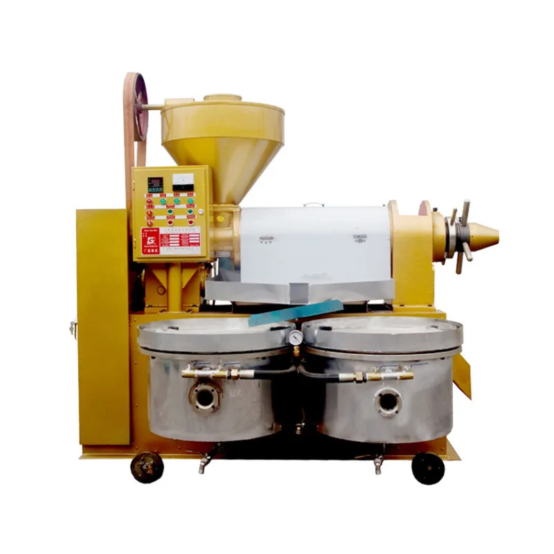 Automatic Press Machine High Extraction Rate Soybean Rapeseed Peanut Oil Pressing Equipment Commercial Material Elevator