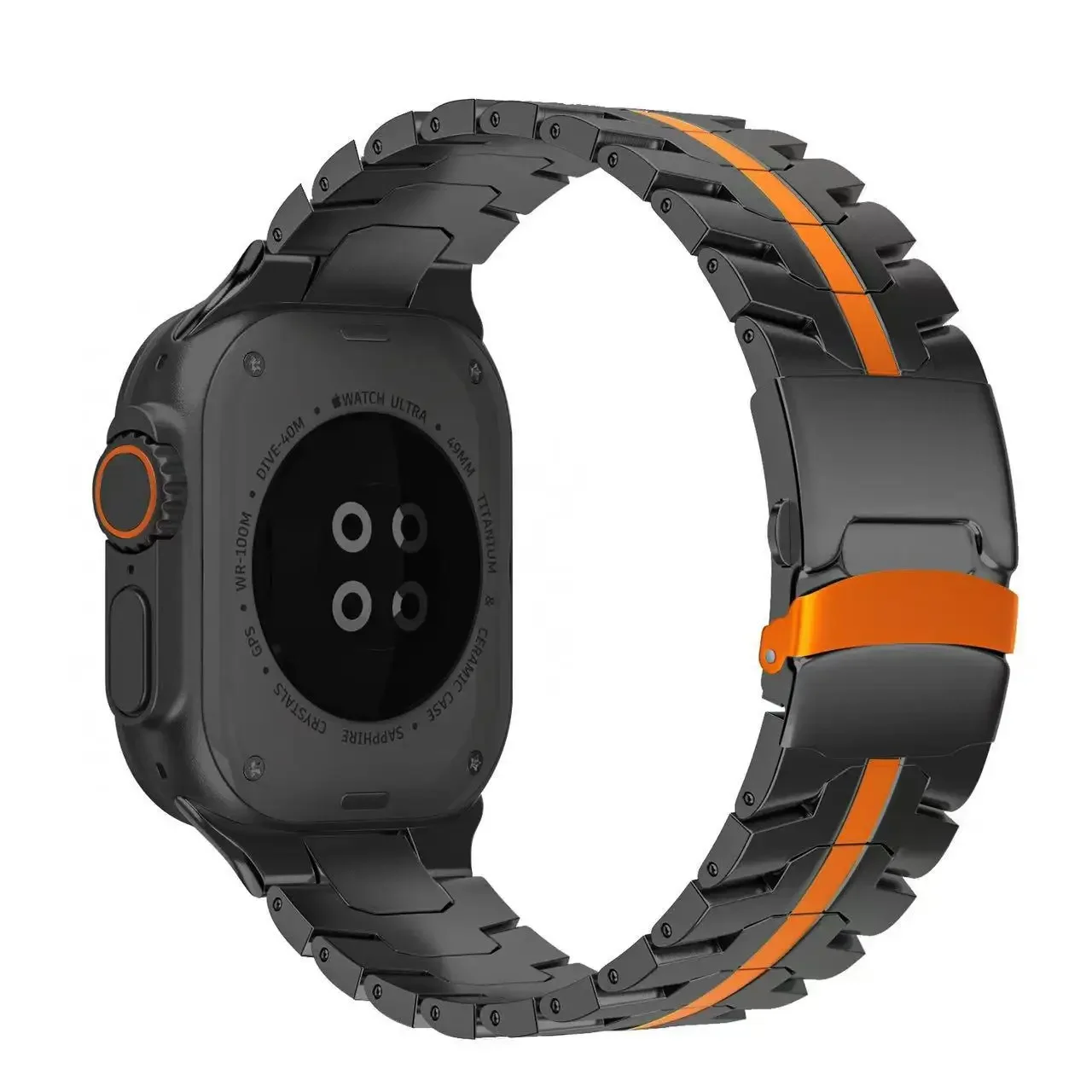 ไทเทเนียมโลหะสําหรับ Apple Watch Band 49 มม.45 มม.41 มม.46 มม.42 มม.44 40 มม.เข็มขัด iWatch Series Ultra 10 9 8 7 6 5 SE 4 3