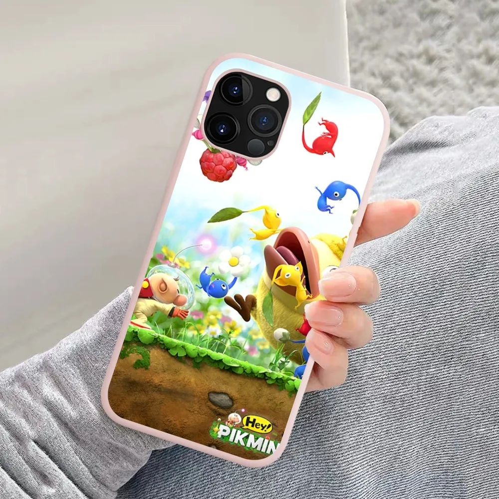 Game Pikmin 4 Phone Case Soft Solid Color For Iphone 14 11 12 13 Mini Pro Max 7 8 Plus 6 6s X Xs Max Xr