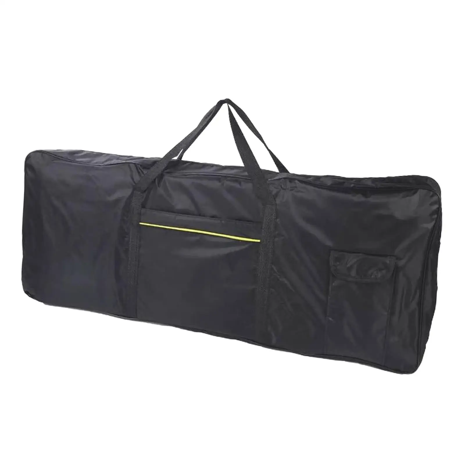 Durable 61 Key Keyboard Carrying Case with Padded Interior and Utility Zippers for Electronic Organ Gig Travel