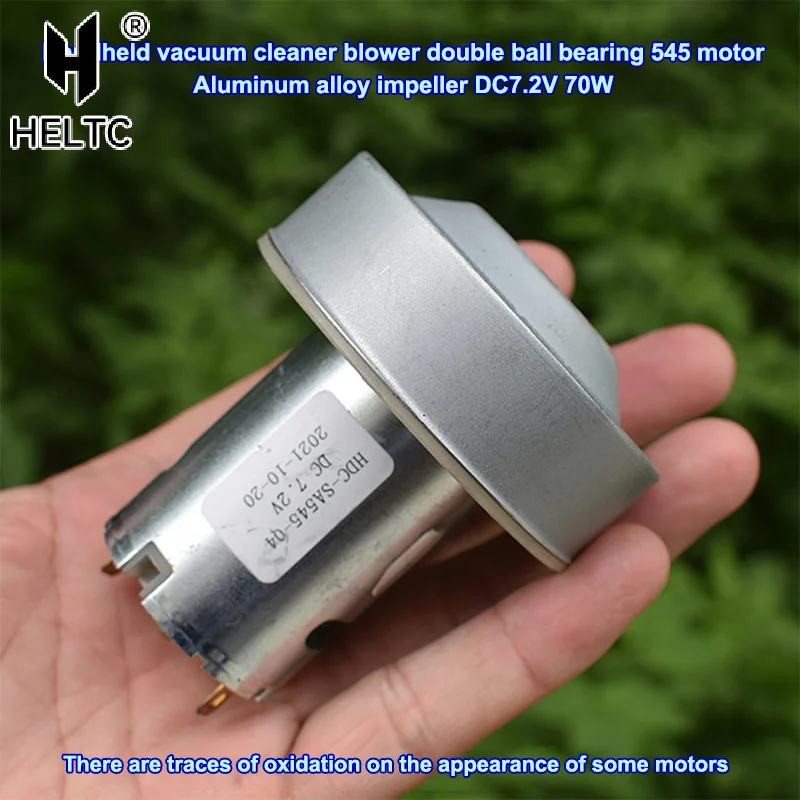 1Pcs 545 Motor DC7.2V 70W Vacuum Cleaner Motor Ball Bearing Micro Motor For Vacuum Cleaner Parts Air Blower Built In Driver