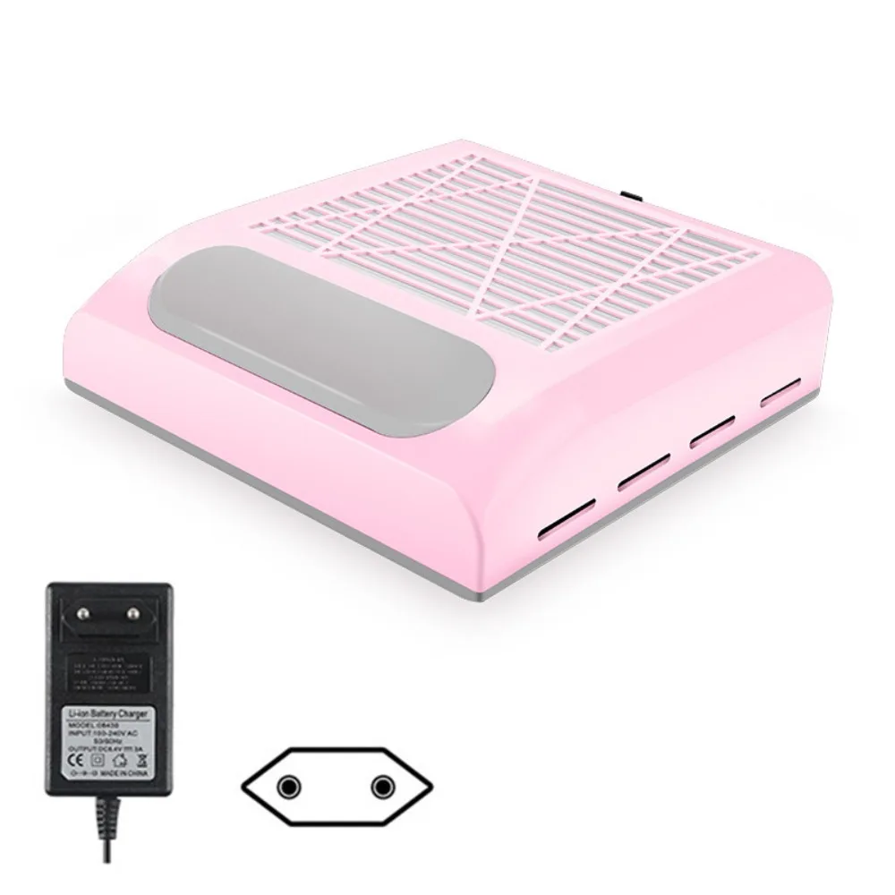 

80W Nail Dust Collector Low Noise Removable Filter Screen Nail Dust Vacuum Cleaner Speed ​​Adjustable Turbine Brushless