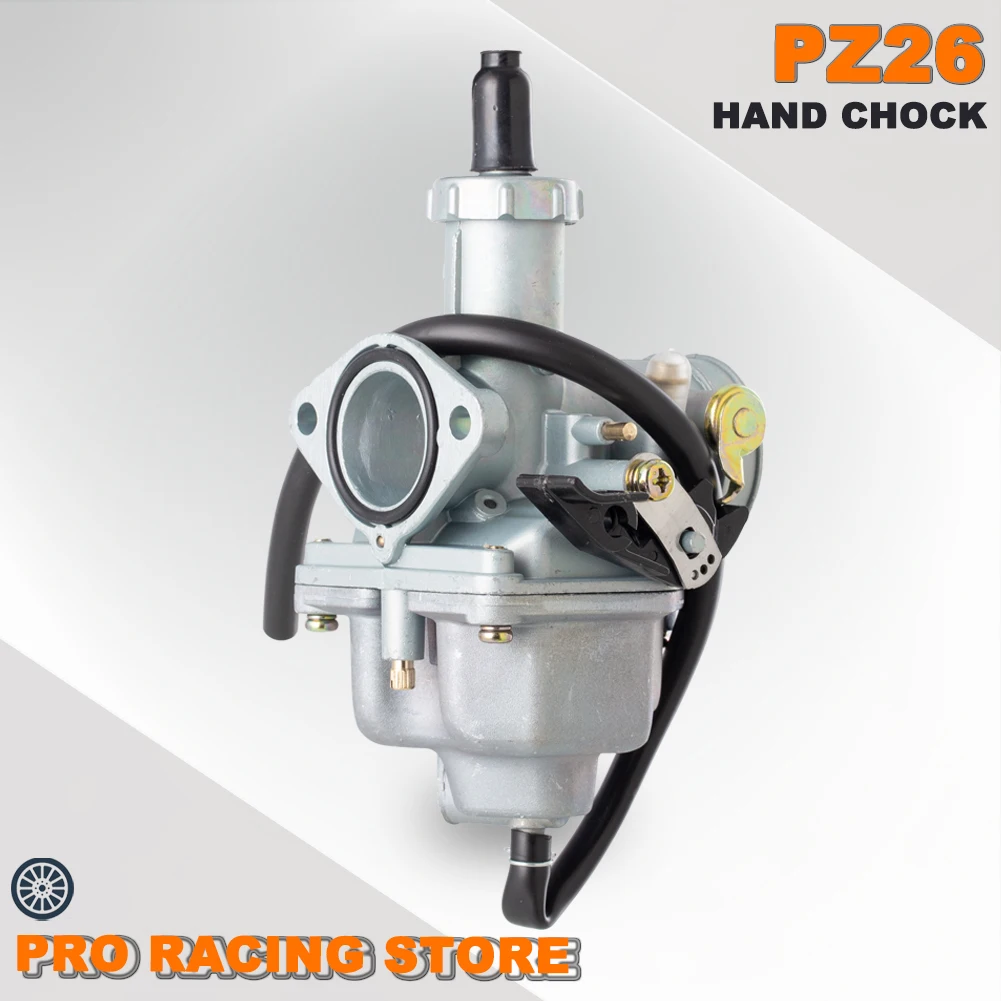 PZ26 Carburetor For Honda CB125 XL125S TRX250 TRX 250EX XR100 XR200 CG CB 125 150 ATV Quad 2T 4T Dirt Bike 26mm Hand Choke Carb