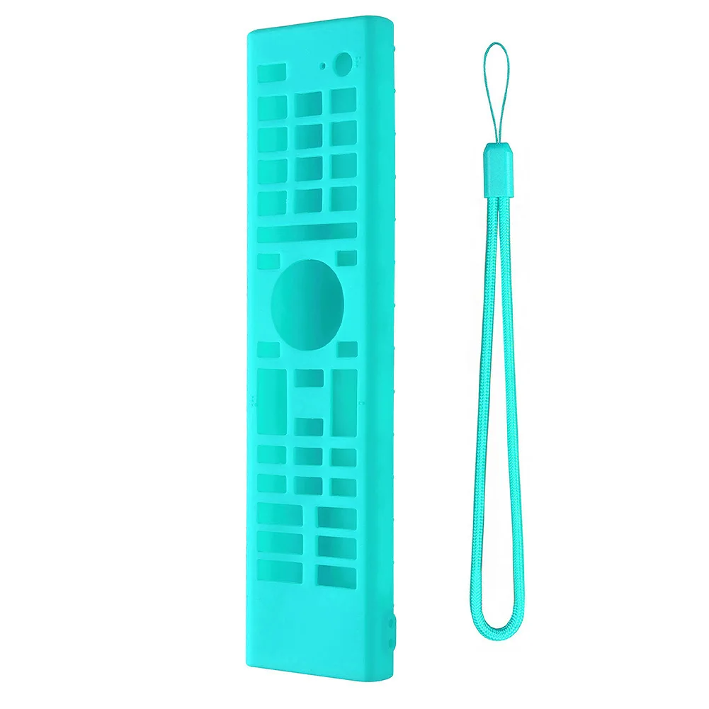 Remote Control Case Silicone Protective Sleeve with Lanyard Anti-Slip Accessories for Hisense ERF3A80 ERF3B80H ERF3C80H ERFTG80H