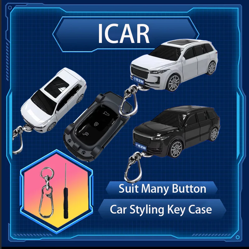

Car Styling Key Case for Lixiang One L9 L8 L7 Key Case Cover for LI Lixiang Leading Ideal L7 L8 L9 2022 2023 2024 Key Cover Fob