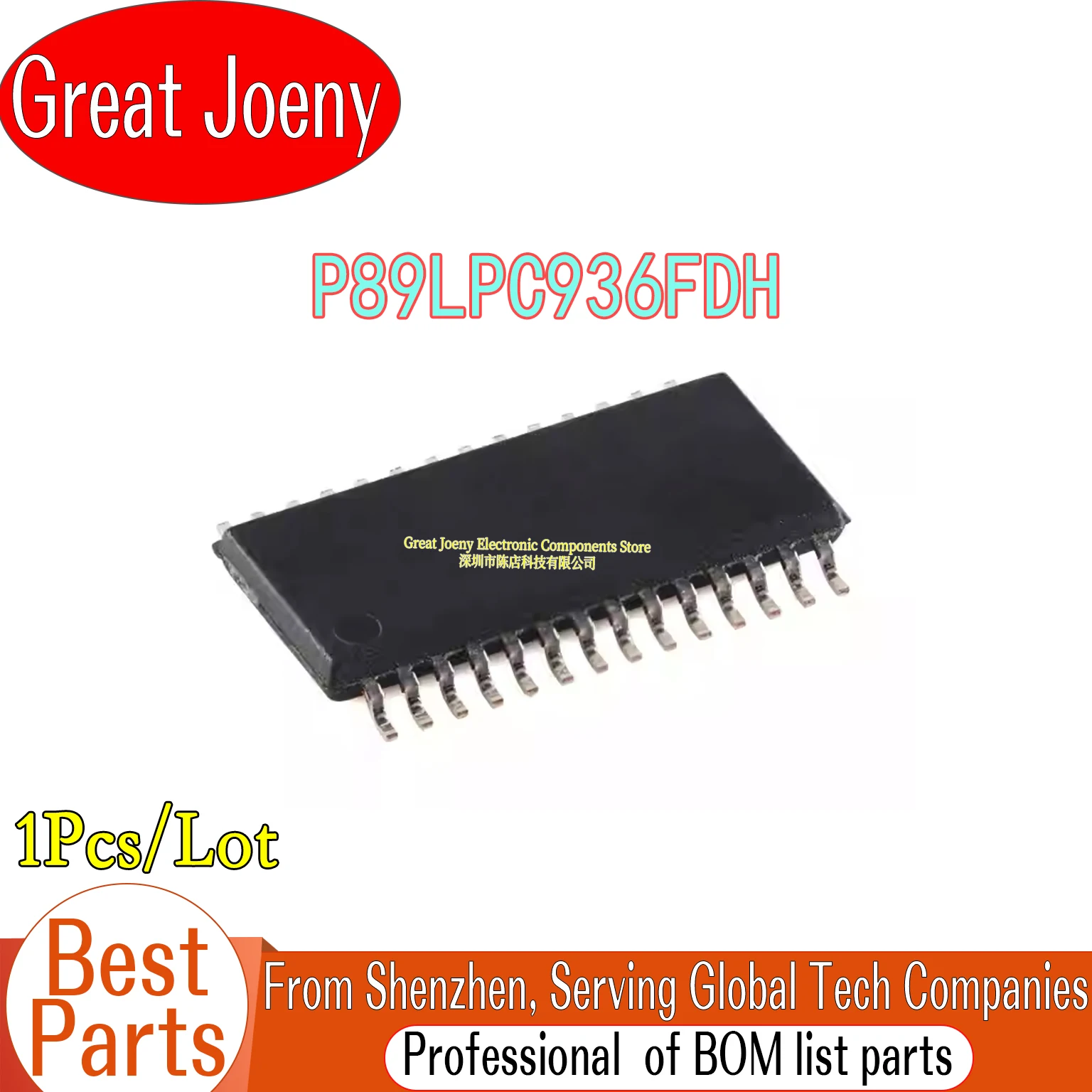 

100% New Original P89LPC936FDH P89LPC936F IC MCU FLASH Chipset TSSOP-28