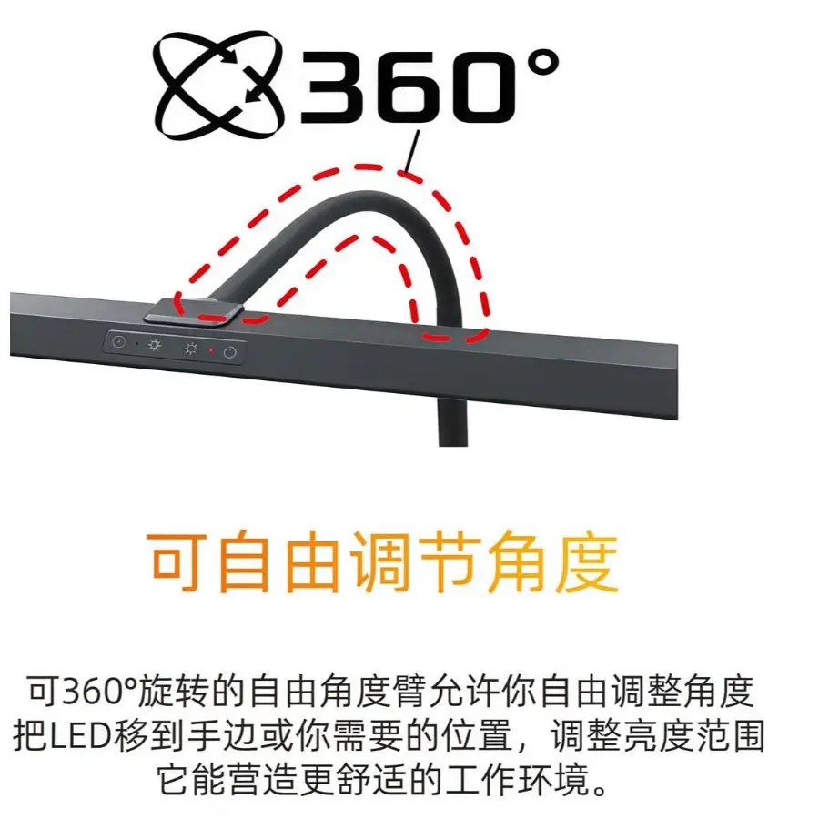 PLAMO PMKJ039  LED Desk Lamp for Model Building – 5 Brightness Levels