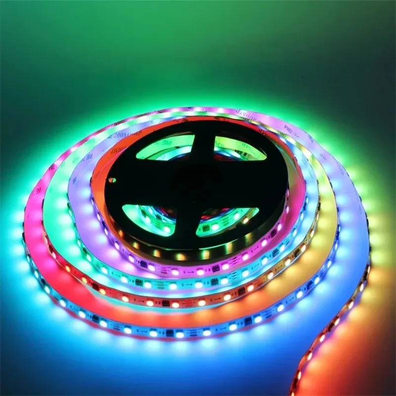 

WS2812 RGB LED Strip IP67 Waterproof Strip Light LED Lamp Tape TV Backlight Lighting 5V Flexible Ribbon Lamp Decoration SMD5050