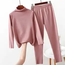 Thermal Underwear Slimming Pajama Elastic Half-high Collar Warm Clothes