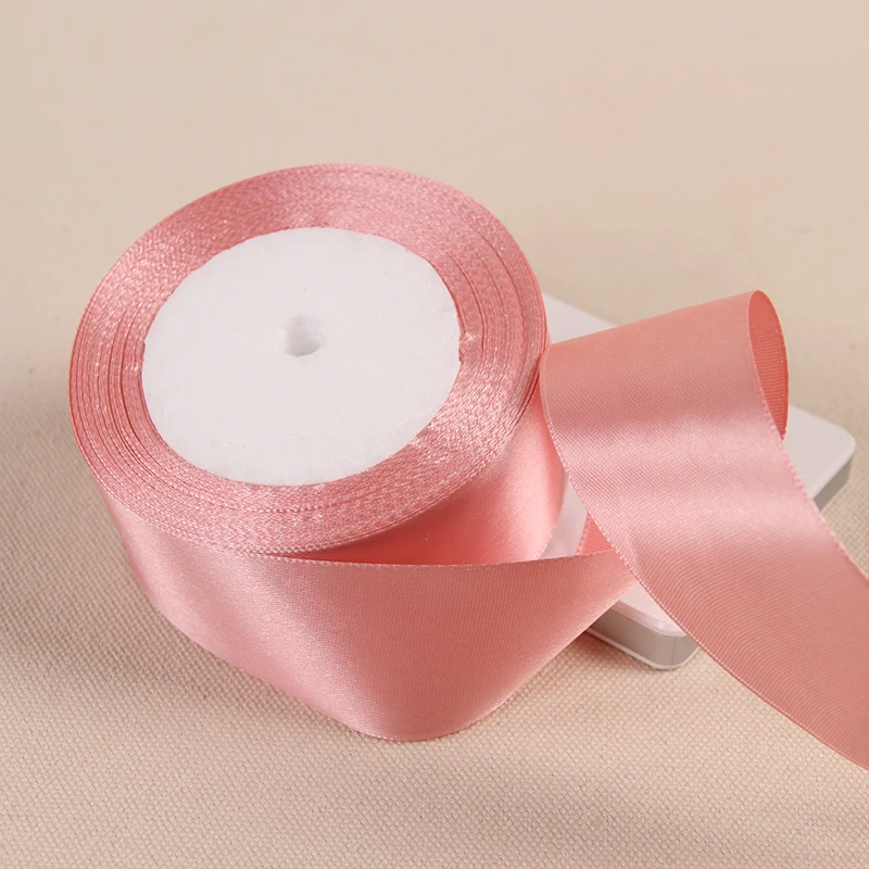 25yards 6 10 15 20 25 40 50 mm Satin Ribbon Ribbons for Party Wedding Decoration Handmade Rose Butterfly Hair Clip Gifts Riband