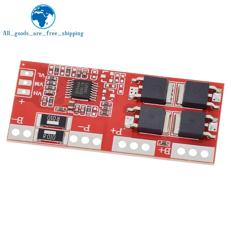 TZT 1/5PCS 4S 30A High Current Li-ion Lithium Battery 18650 Charger Protection Board 14.4V 14.8V 16.8V Overcharge