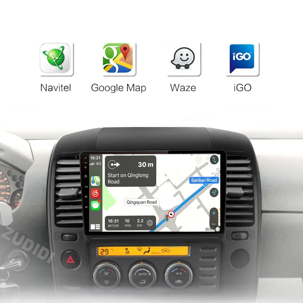 Android 13 CarPlay 2 din Car Radio Multimedia Player For NISSAN NAVARA 2006 2007 2008 2009-2012 Android Auto GPS 2din autoradio