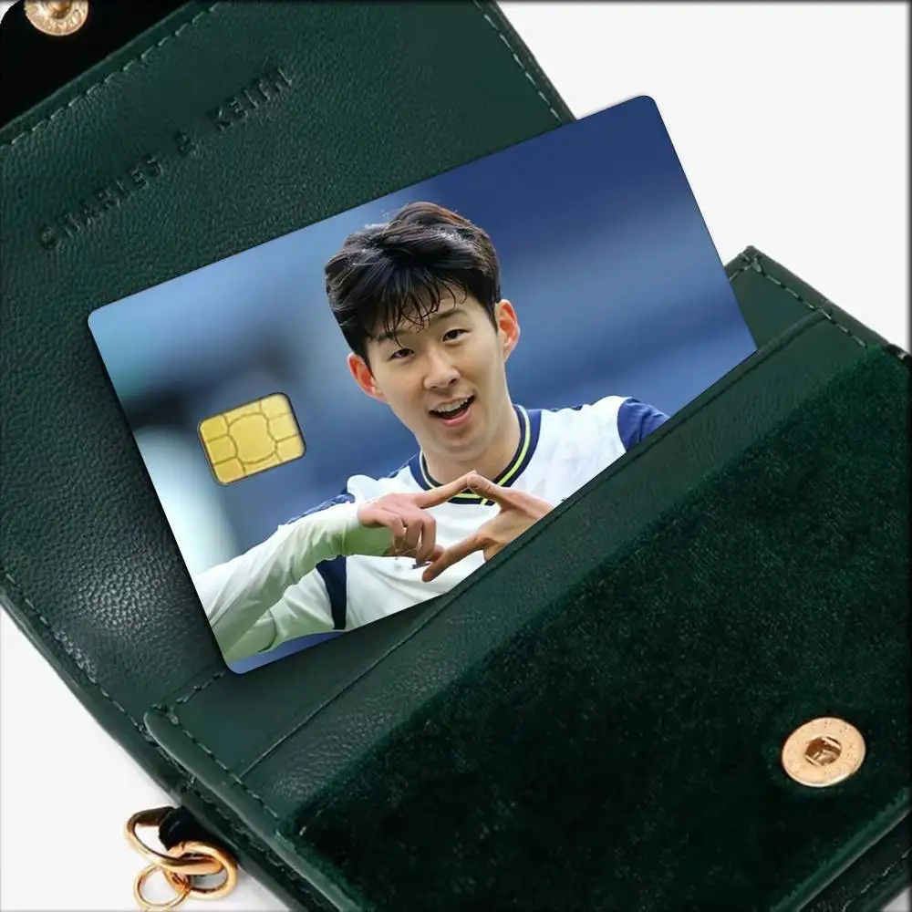 Son Heung-Min   Waterproof Film Skin Cover Credit Card Stickers Debit Front Bank Bus Pass