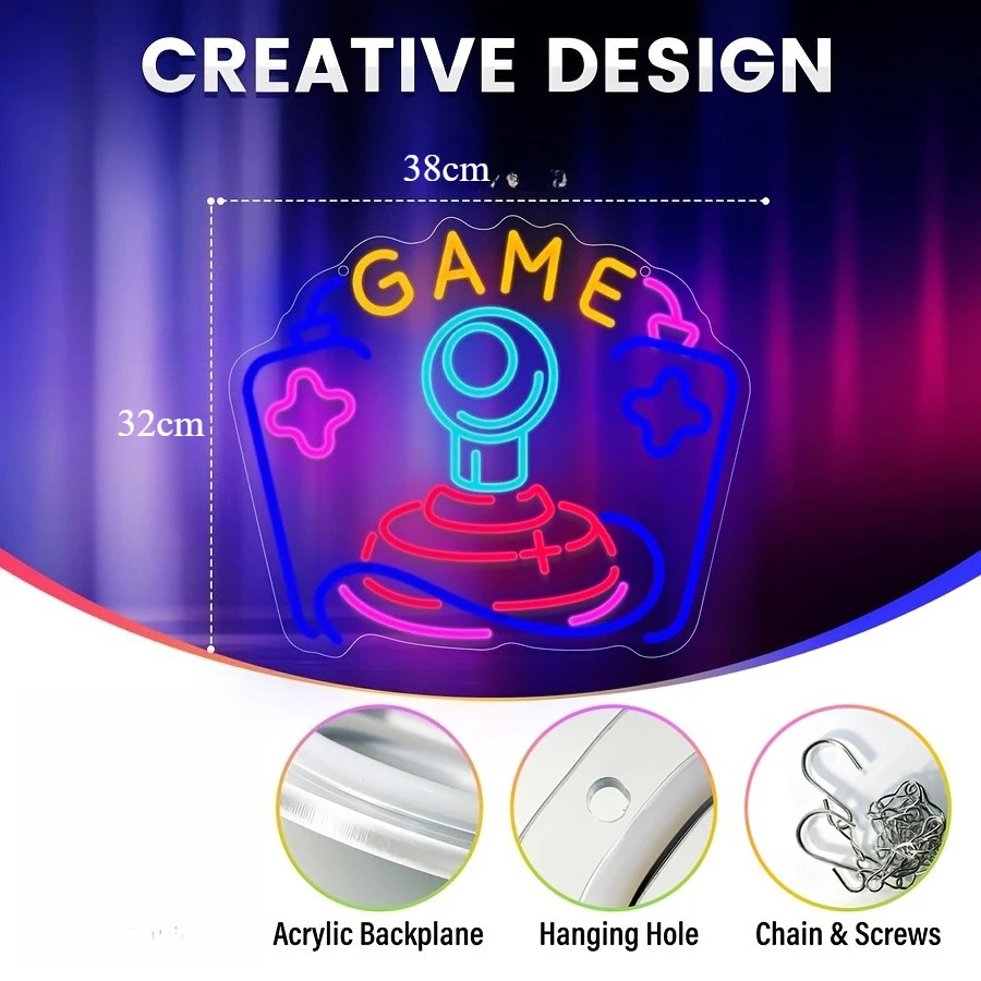 Lampu Neon LED untuk Game, Sen - Party Games Stream ulasan dan harga
