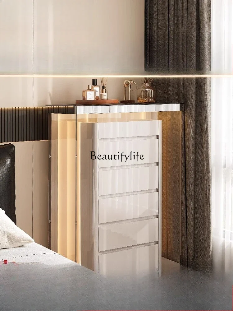 

LItalian light luxury six-bucket cabinet against the wall locker