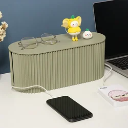 2024 Nordic Plug Board Storage Box Cable Wire Organizer Case Socket Wireless WiFi Router Bracelet Desktop Data Line Holder Shelf
