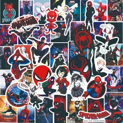 Pegatinas de películas de Disney para niños, calcomanía de dibujos animados de Spiderman Into The Spider Verse, álbum de recortes, portátil, juguete, 10/30/52 piezas