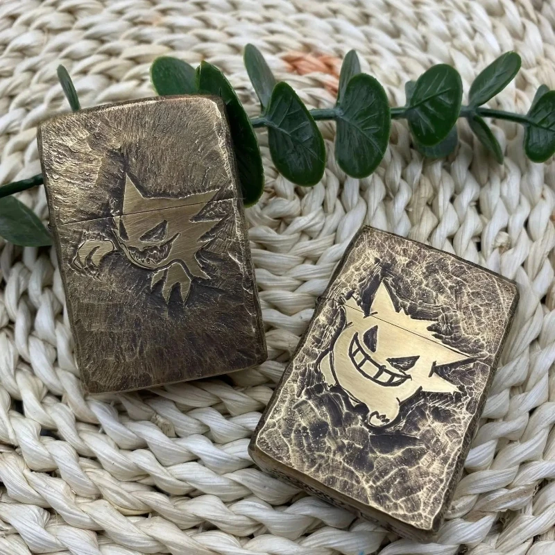 

Zorro 902S Brass Thickened Windproof Kerosiene Lighter, Hand-carved Distressed Lighter Smoking Accessories Men's Holiday Gift