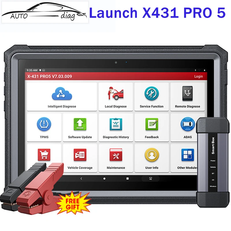 

X-431 LAUNCH PRO 5 PRO5 J2534 ECU Programming Car Diagnostic Tools OBD2 Scanner Intelligent Diagnosis Automotive Scanner X431