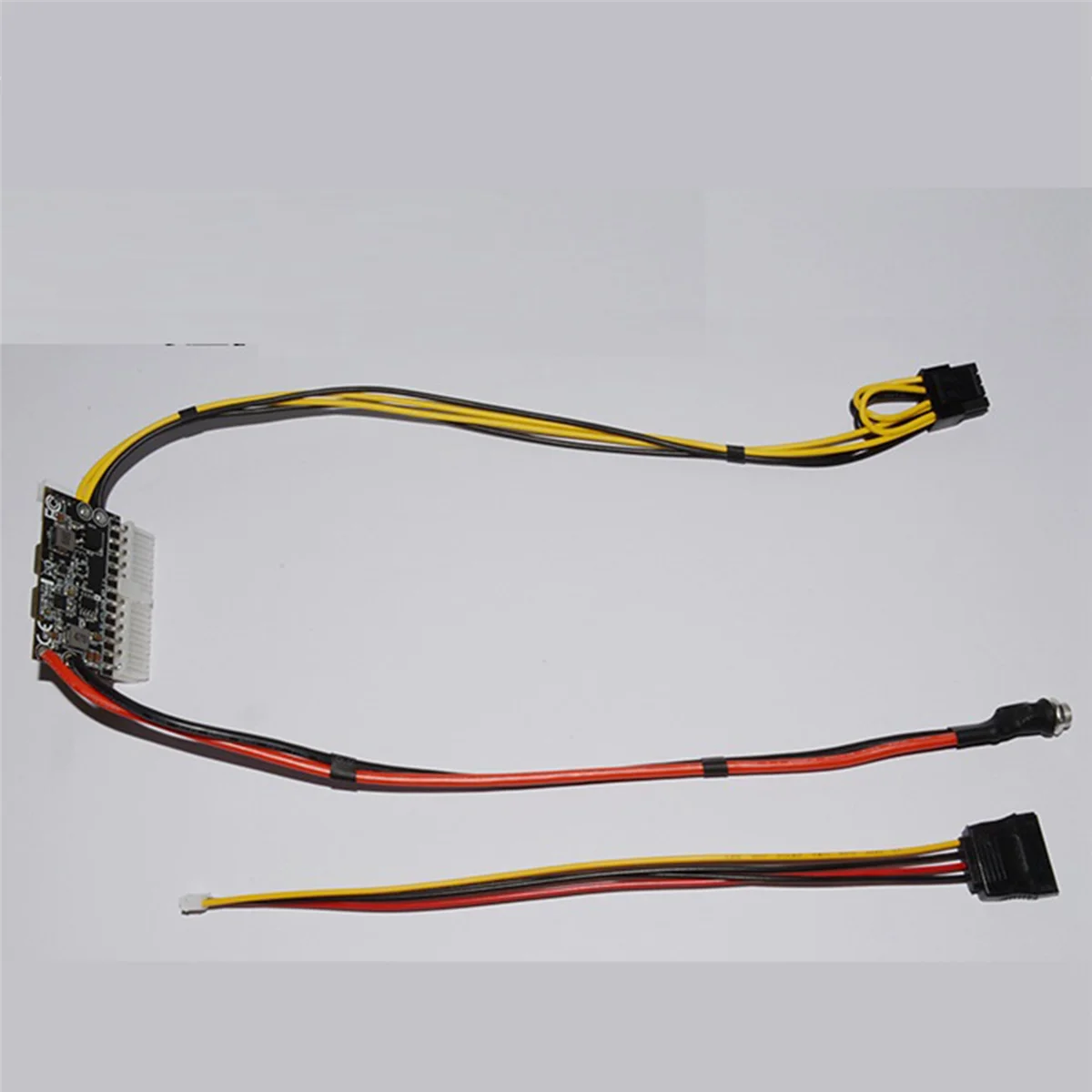 Abqr alta potência 300w 12v dc5.5x2.5mm entrada DC-ATX psu atx switch mineração psu 24pin mini itx dc atx pc fonte de alimentação
